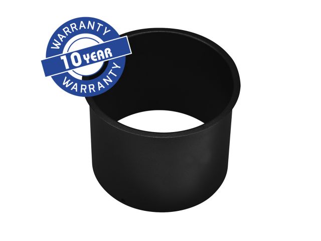 MERIDA STELLA BLACK LINE round countertop ring for a waste bin, black